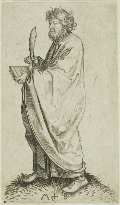 Bartholomæus, fra Apostlene af Martin Schongauer