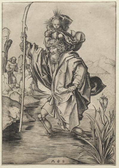 St. Christopher af Martin Schongauer