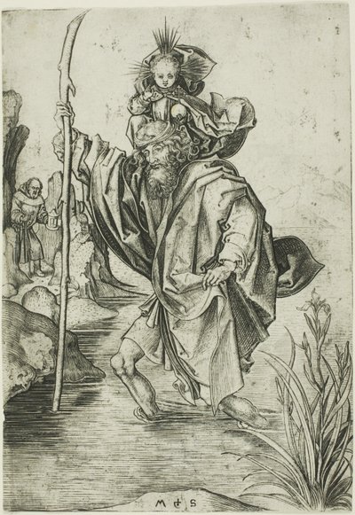 St. Christopher af Martin Schongauer