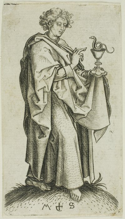 Johannes, fra Apostlene af Martin Schongauer