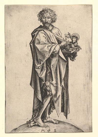 Johannes Døberen, ca. 1435-1491. af Martin Schongauer
