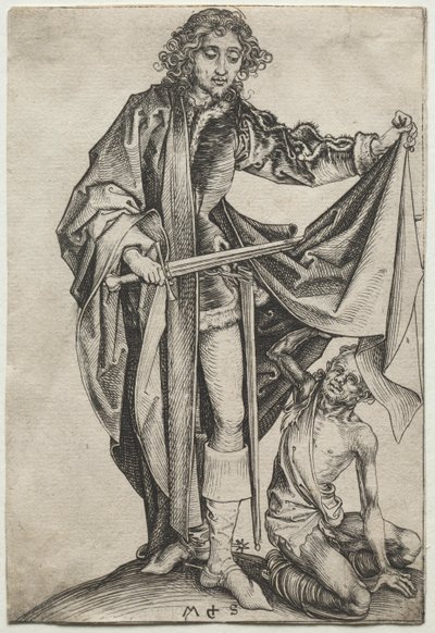 Sankt Martin af Martin Schongauer