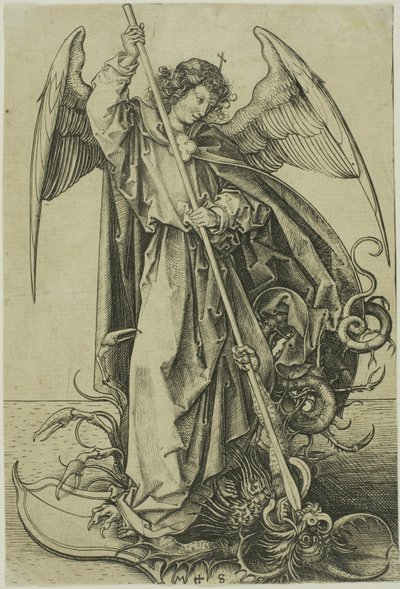 Sankt Michael af Martin Schongauer