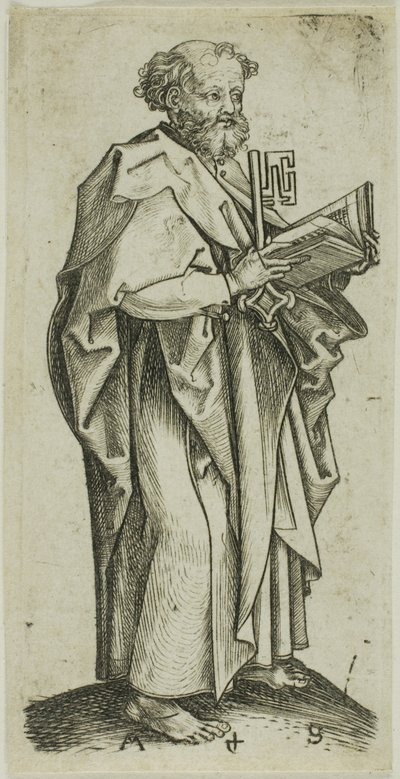 Peter, fra Apostlene af Martin Schongauer