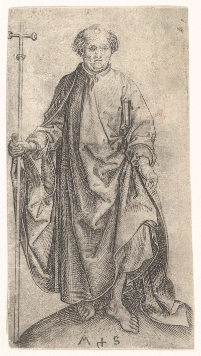 St. Philipp, ca. 1435-1491. af Martin Schongauer