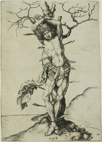 Sankt Sebastian af Martin Schongauer
