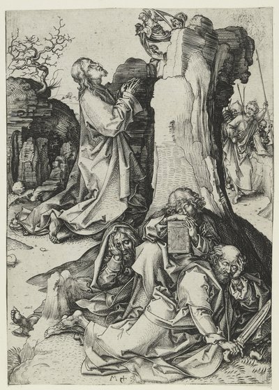 Kvalen i haven (gravering) af Martin Schongauer