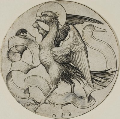 Ørnen fra St. John af Martin Schongauer