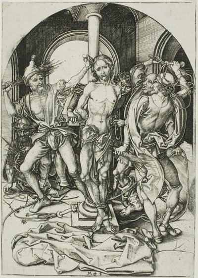 The Flagelation, fra The Passion af Martin Schongauer