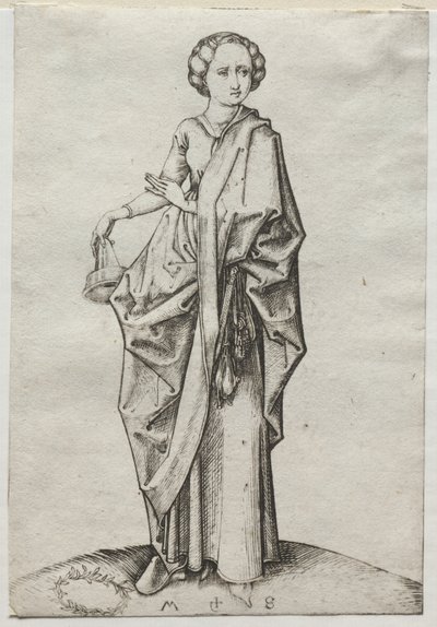 Den fjerde af de tåbelige jomfruer af Martin Schongauer