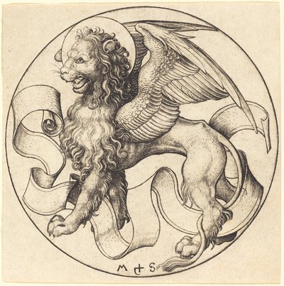 Løven af Sankt Markus af Martin Schongauer