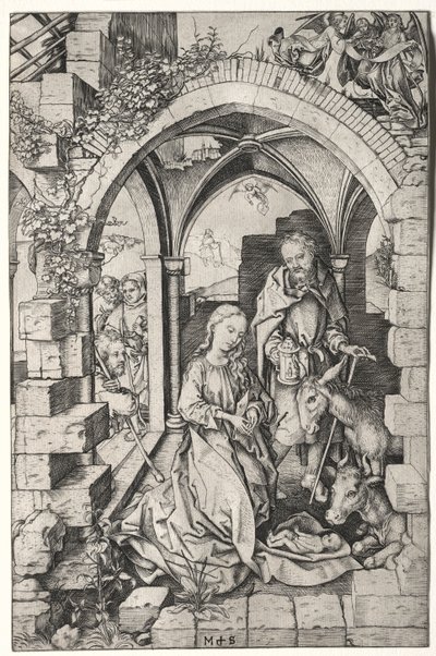 Fødselen. af Martin Schongauer