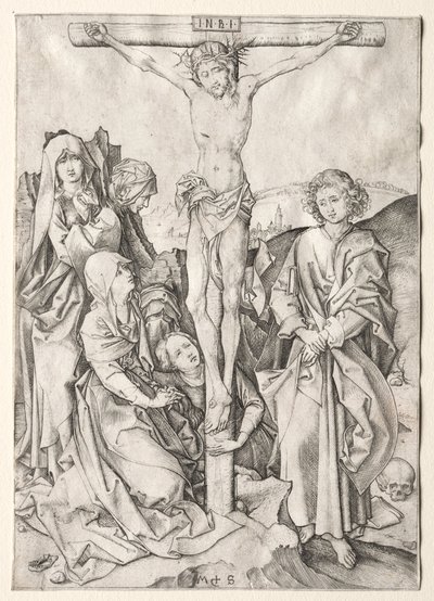 Lidenskaben: Kristus på korset af Martin Schongauer