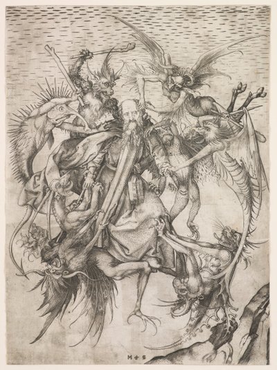 St. Anthonys trængsler af Martin Schongauer