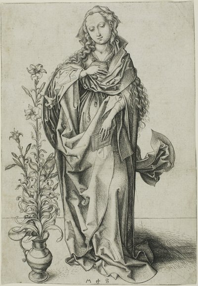 Bebudelsens Jomfru af Martin Schongauer