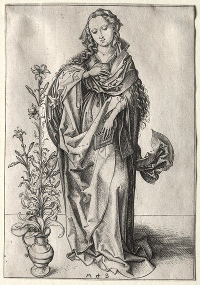 Bebudelsens Jomfru af Martin Schongauer