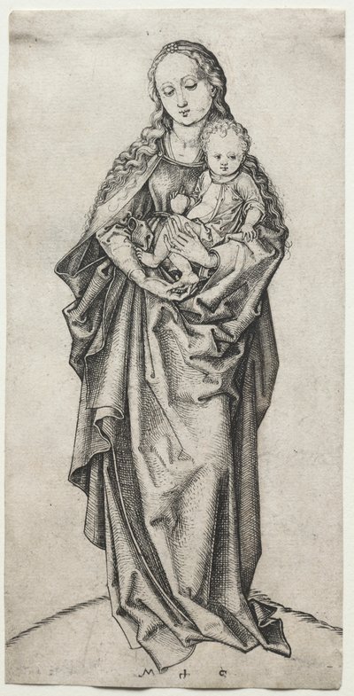 Jomfru og Barn. af Martin Schongauer