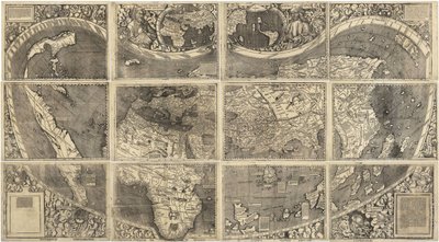 Verdenskort Universalis Cosmographia, 1507 af Martin Waldseemuller