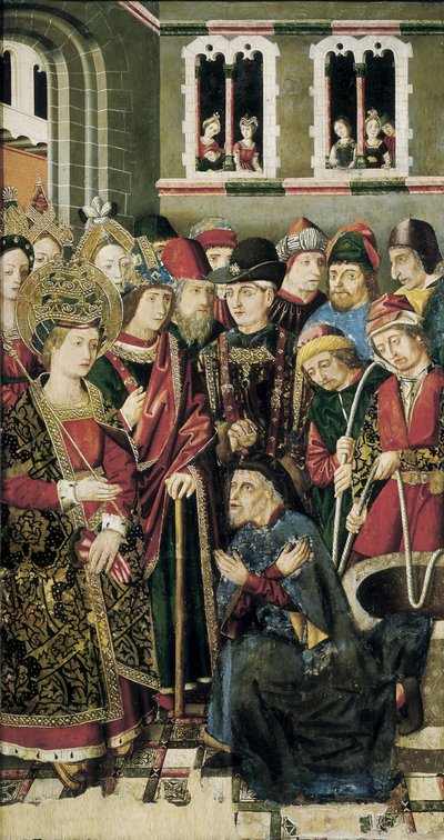 Sankt Helene spørger jøden Judas, hvor det sande kors er af Martín Bernat and Miguel Jiménez