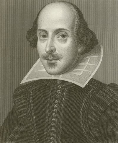 Shakespeare (gravering) af Martin the elder Droeshout
