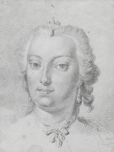Martin van Meytens Maria Theresia-tegning fra 1741 af Martin van Meytens