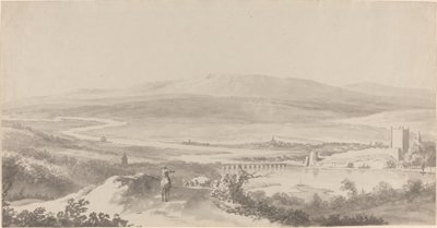 Panorama over Donau nær Grinzing af Martin von Molitor