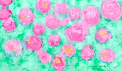 Rosenblade rosenbuske af Martina Konitzky