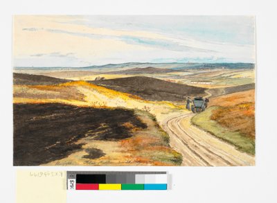 Hulvej i Tolne bakker, Vendsyssel, 21 maj 1833 af Martinus Rørbye