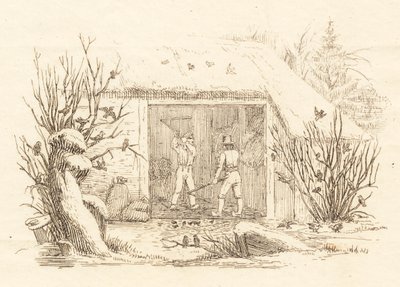 Illustration til "Halvhundrede Fabler for Børn" af Hey af Martinus Rørbye