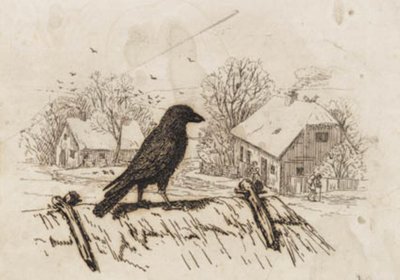 Illustration til "Halvhundrede Fabler for Børn" af Hey af Martinus Rørbye