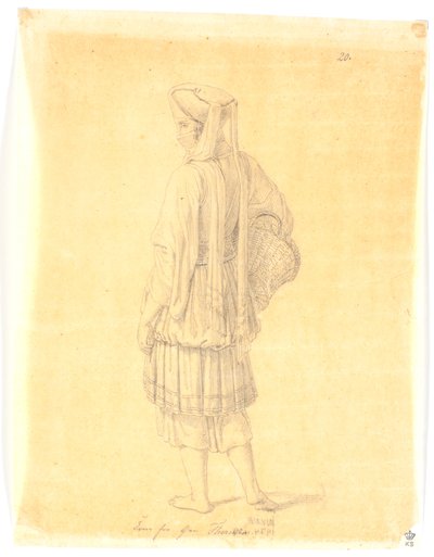 Frau von der Insel Thermia af Martinus Rørbye
