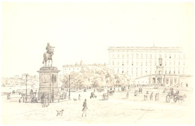Stockholm Slot af Martinus Rørbye