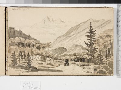 Alpelandskab af Martinus Rørbye