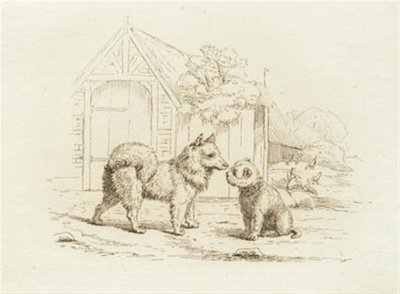 Illustration til "Halvhundrede Fabler for Børn" af Hey af Martinus Rørbye