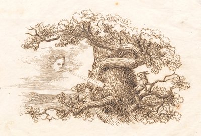 Illustration til "Halvhundrede Fabler for Børn" af Hey af Martinus Rørbye