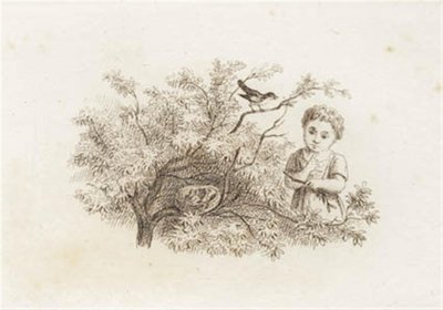 Illustration til "Halvhundrede Fabler for Børn" af Hey af Martinus Rørbye