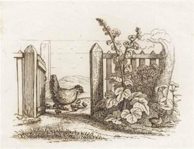 Illustration til "Halvhundrede Fabler for Børn" af Hey af Martinus Rørbye