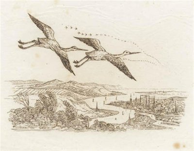 Illustration til "Halvhundrede Fabler for Børn" af Hey af Martinus Rørbye