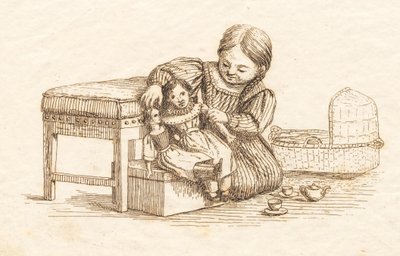 Illustration til "Halvhundrede Fabler for Børn" af Hey af Martinus Rørbye