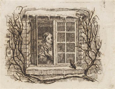 Illustration til "Halvhundrede Fabler for Børn" af Hey af Martinus Rørbye