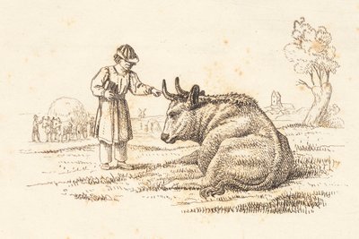 Illustration til "Halvhundrede Fabler for Børn" af Hey af Martinus Rørbye