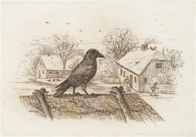 Illustration til "Halvhundrede Fabler for Børn" af Hey af Martinus Rørbye