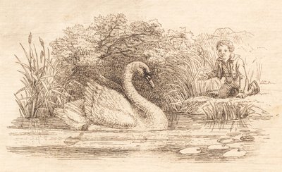 Illustration til "Halvhundrede Fabler for Børn" af Hey af Martinus Rørbye
