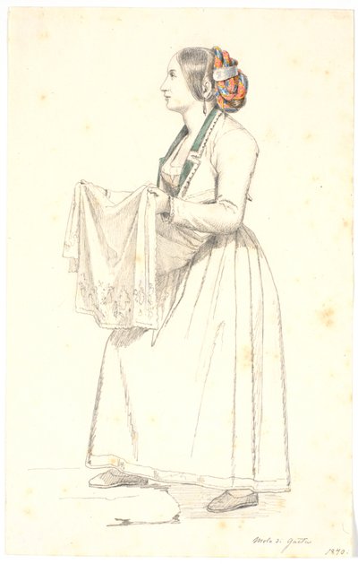 Italienerinde af Martinus Rørbye