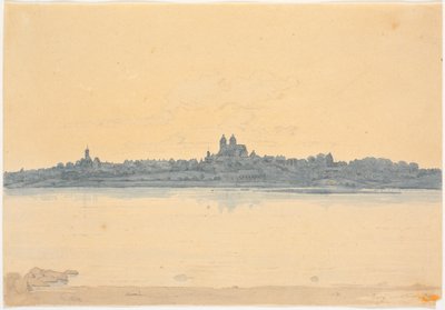 Viborg Seen from Asmild Klosterhave near Søndersø af Martinus Rørbye