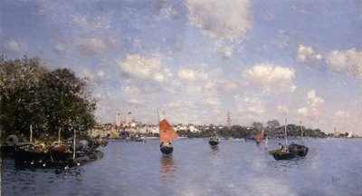 En venetiansk udsigt, af Martín Rico y Ortega