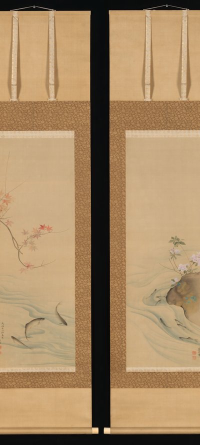 Sødfisk om sommeren og efteråret, 1785. af Maruyama Okyo