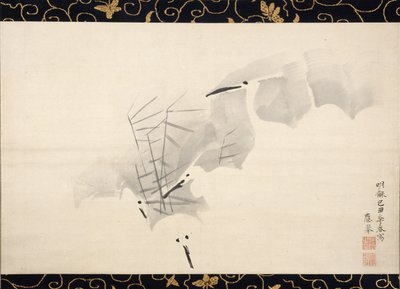 Hvide hejrer, 1769. af Maruyama Okyo