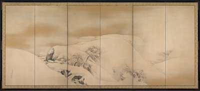 Vinterdag, 1784. af Maruyama Okyo