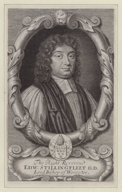 Edward Stillingfleet, biskop af Worcester (gravering) af Mary (after) Beale